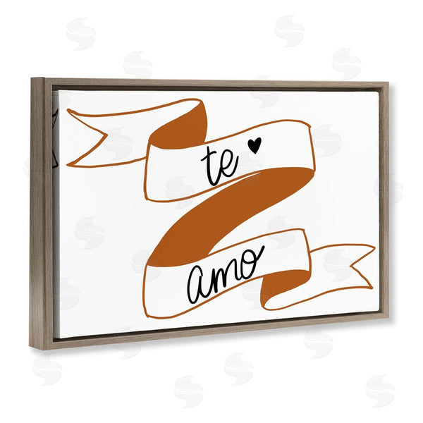 Stupell Industries SD Graphics Studio | Te Amo Con Cinta Wall Art