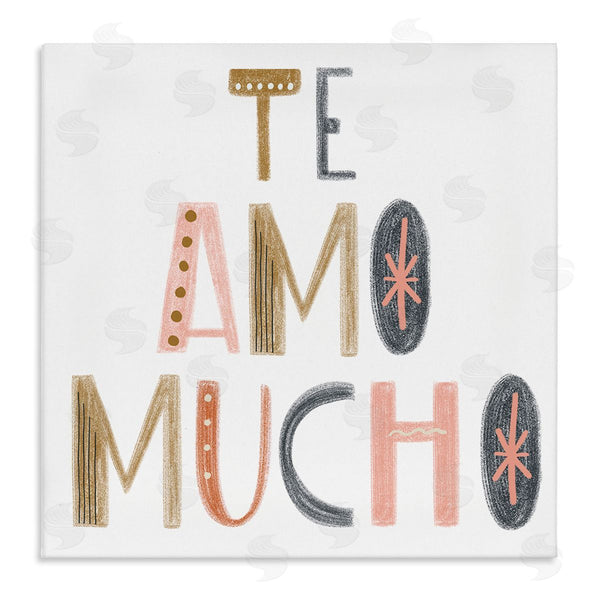 stupell industries SD Graphics Studio | Te Amo Mucho Creativo Wall Art