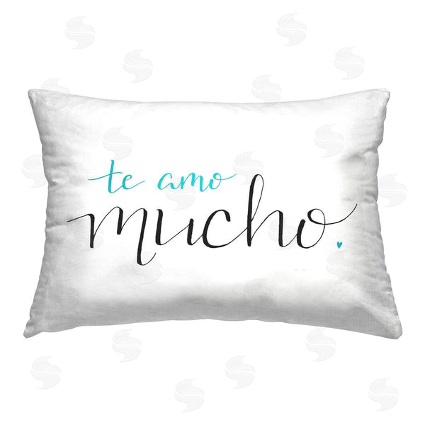 stupell industries SD Graphics Studio | Te Amo Mucho Throw Pillow