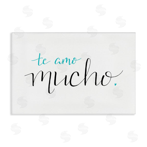 stupell industries SD Graphics Studio | Te Amo Mucho Turquesa Wall Art