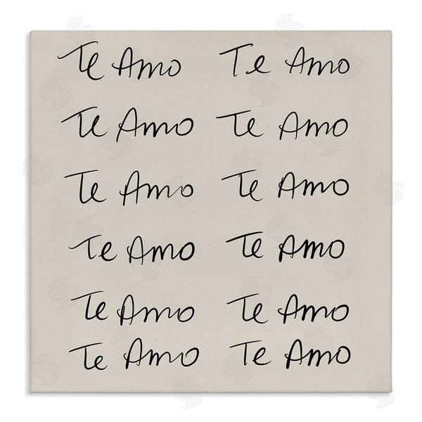stupell industries SD Graphics Studio | Te Amo Repetitivo Wall Art
