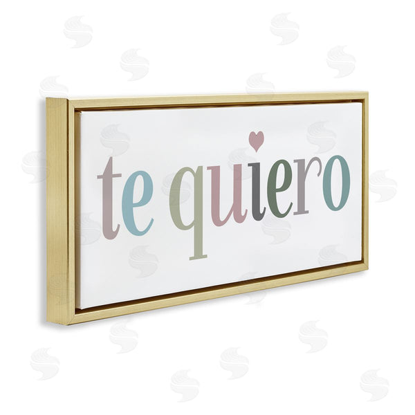 Stupell Industries SD Graphics Studio | Te Quiero Romantic Spanish Wall Art