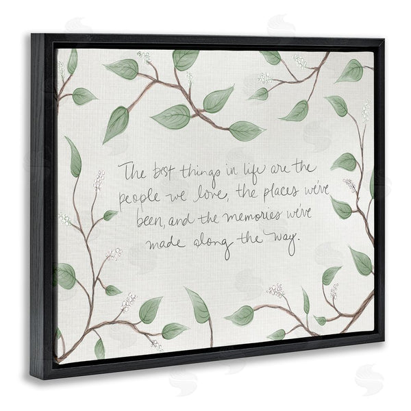Stupell Industries SD Graphics Studio | The Best Things In Life Wall Art
