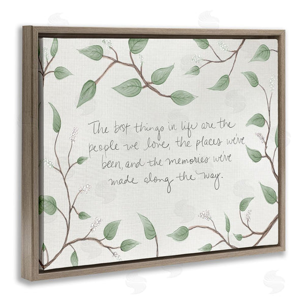 Stupell Industries SD Graphics Studio | The Best Things In Life Wall Art