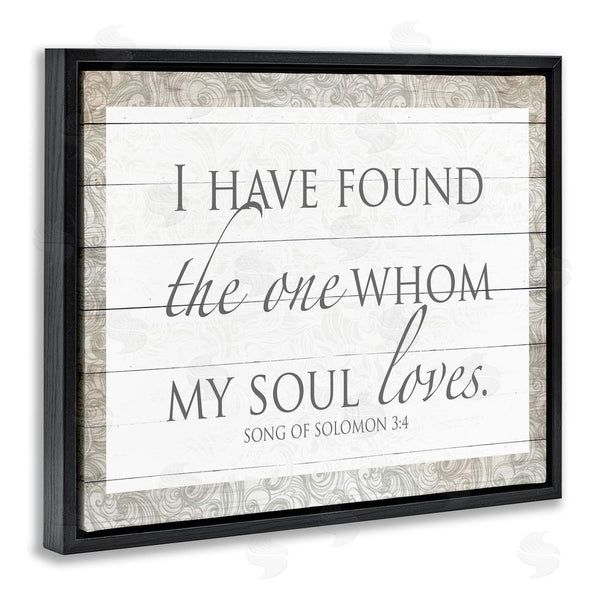 Stupell Industries SD Graphics Studio | The One Whom My Soul Loves Wall Art
