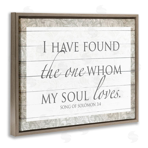 Stupell Industries SD Graphics Studio | The One Whom My Soul Loves Wall Art