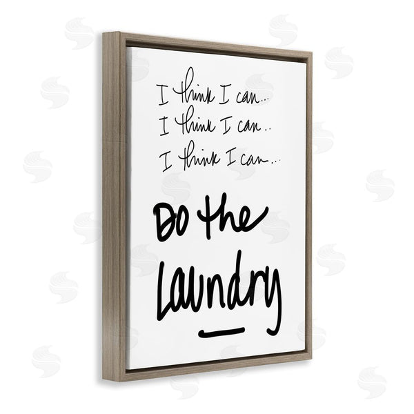 Stupell Industries SD Graphics Studio | Think I Can Do Laundry Wall Art