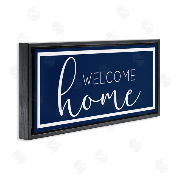 Stupell Industries Sd Graphics Studio | Welcome On Blue Wall Art