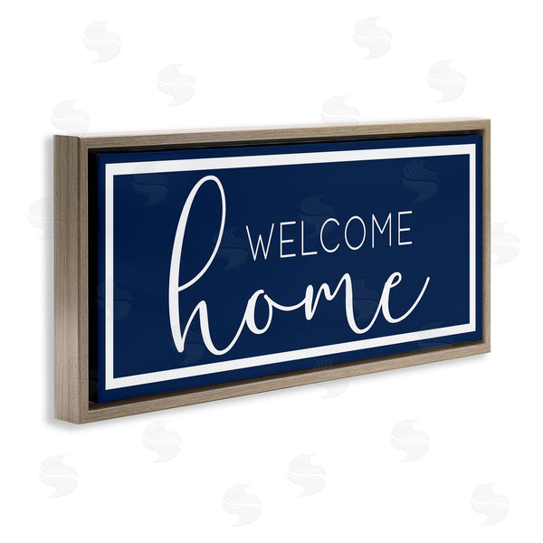 Stupell Industries Sd Graphics Studio | Welcome On Blue Wall Art