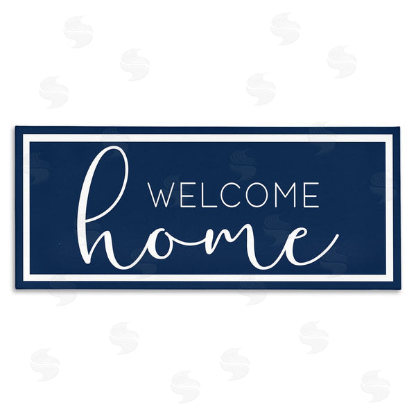stupell industries Sd Graphics Studio | Welcome on Blue Wall Art