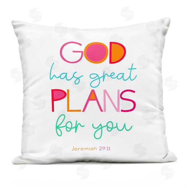 Stupell Industries SD Graphics Studio | Whimsical God's Plans For You Throw Pillow