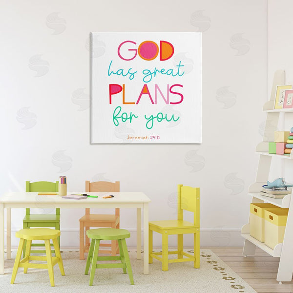 Stupell Industries SD Graphics Studio | Whimsical God's Plans For You Wall Art