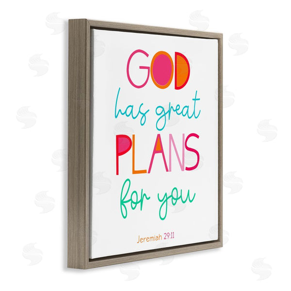 Stupell Industries SD Graphics Studio | Whimsical God's Plans For You Wall Art