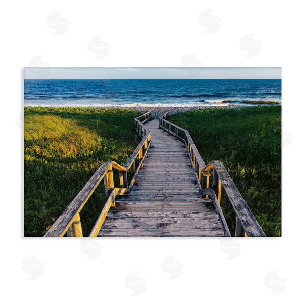 stupell industries Sean Greenough | The Way To The Waves Boardwalk