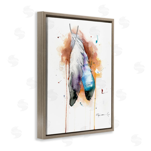 Stupell Industries Sean Parnell | Bird Feathers Abstract