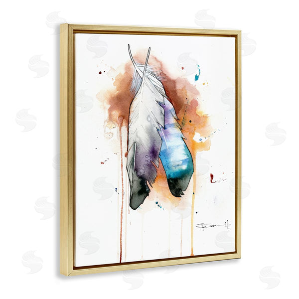 Stupell Industries Sean Parnell | Bird Feathers Abstract