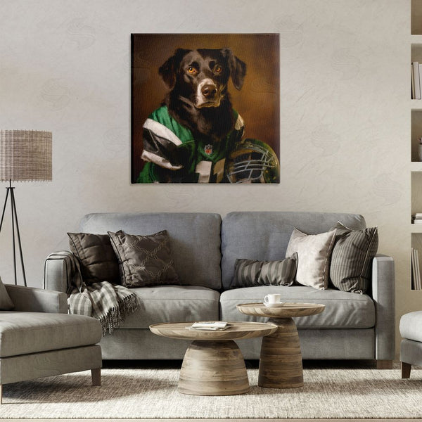 Stupell Industries Sean Parnell | Football Star Dog Wall Art
