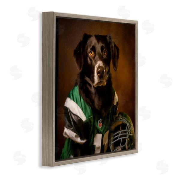 Stupell Industries Sean Parnell | Football Star Dog Wall Art