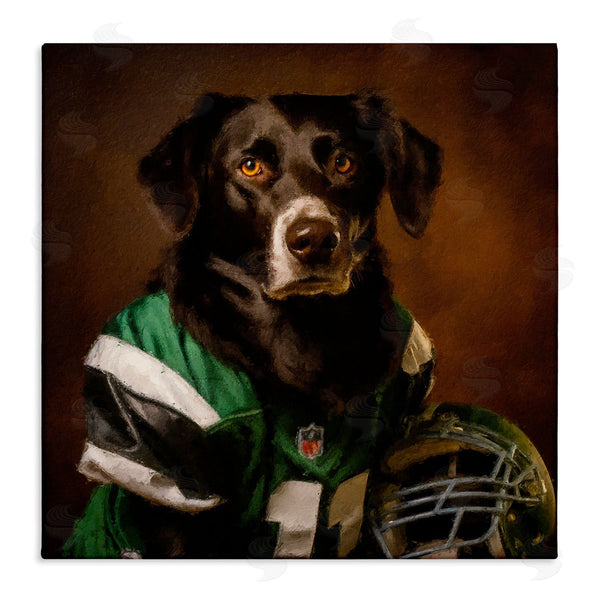stupell industries Sean Parnell | Football Star Dog Wall Art