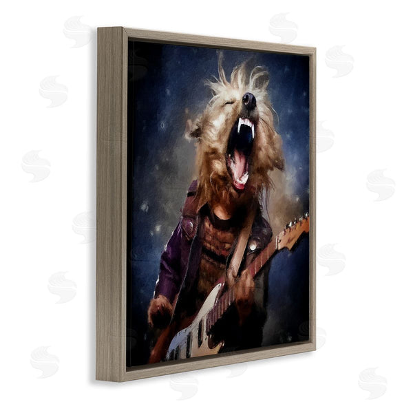 Stupell Industries Sean Parnell | Fun Musician Terrier Wall Art