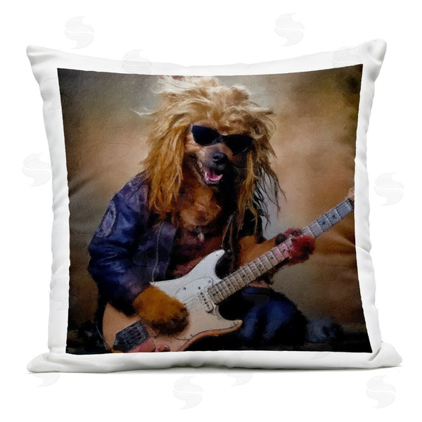 Stupell Industries Sean Parnell | Musician Canine Clark Printed Throw Pillow
