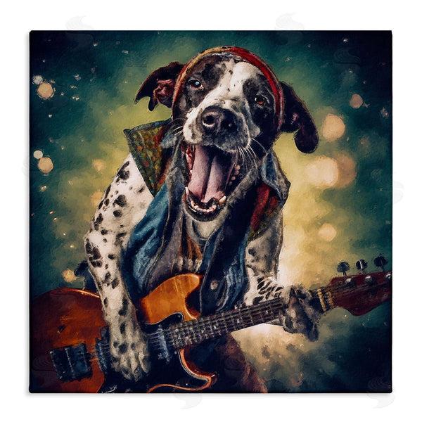 stupell industries Sean Parnell | Musician Dog Singing Wall Art