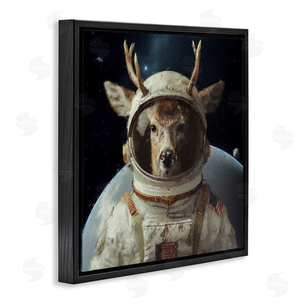 Stupell Industries Sean Parnell | Space Astronaut Deer Wall Art