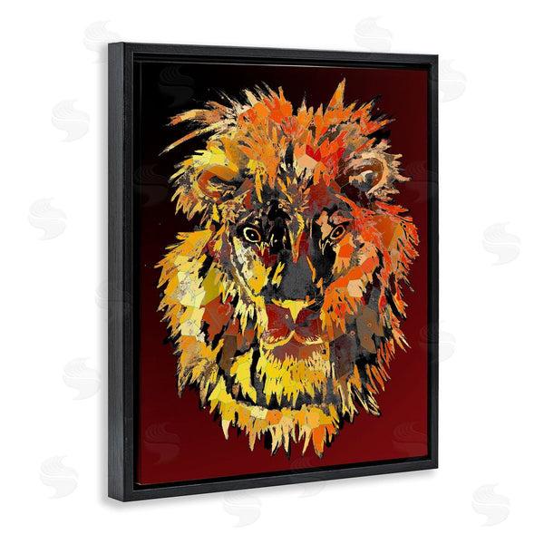 Stupell Industries Sebastian Grafmann | Abstract Lion Mane Wall Art