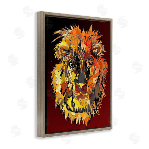 Stupell Industries Sebastian Grafmann | Abstract Lion Mane Wall Art