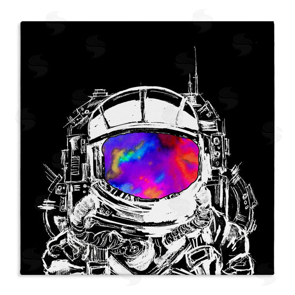 stupell industries Sebastian Grafmann | Astronaut Vivid Rainbow Nebula Wall Art