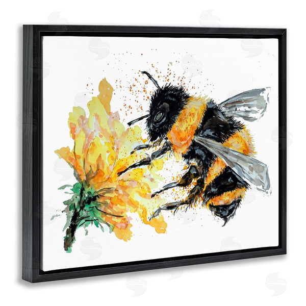 Stupell Industries Sebastian Grafmann | Bee & Yellow Flower Wall Art
