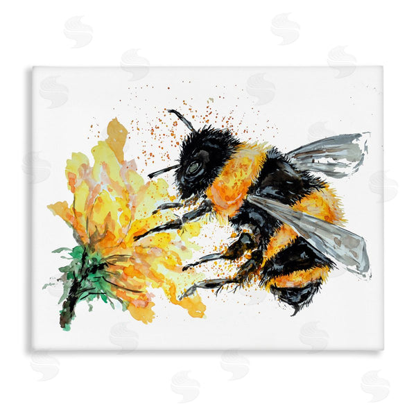 stupell industries Sebastian Grafmann | Bee & Yellow Flower Wall Art