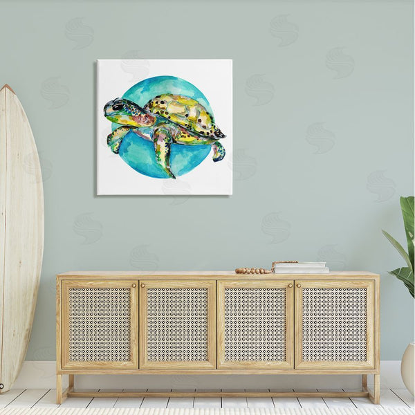 Stupell Industries Sebastian Grafmann | Marine Wildlife Sea Turtle Wall Art