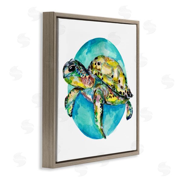Stupell Industries Sebastian Grafmann | Marine Wildlife Sea Turtle Wall Art