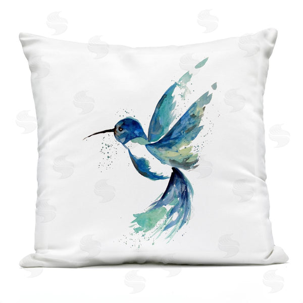 Stupell Industries Sebastian Grafmann | Modern Hummingbird Fluttering Printed Throw Pillow
