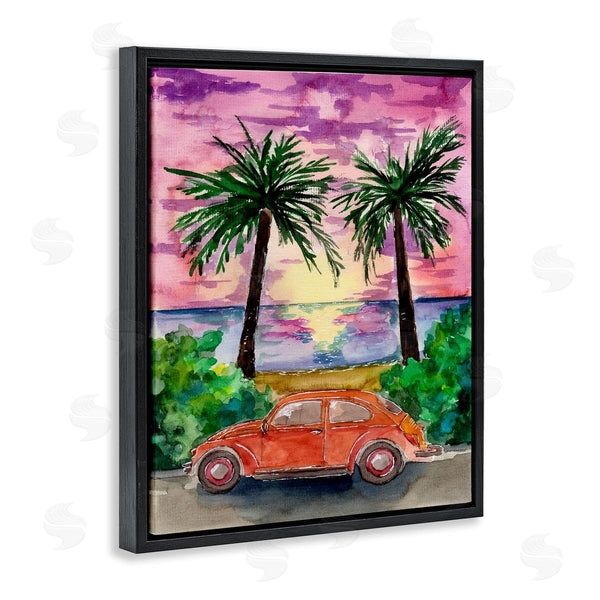 Stupell Industries Sebastian Grafmann | Summer Beach Buggy Wall Art