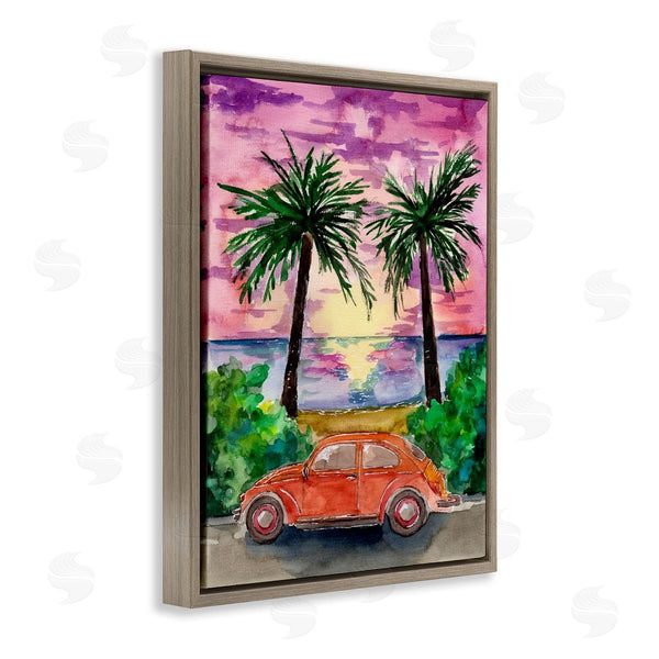 Stupell Industries Sebastian Grafmann | Summer Beach Buggy Wall Art
