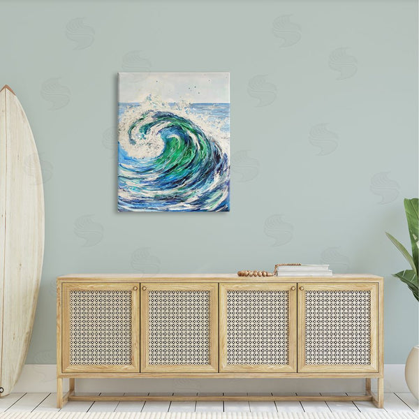 Stupell Industries Sebastian Grafmann | Tsunami Wave Ocean Splash Wall Art