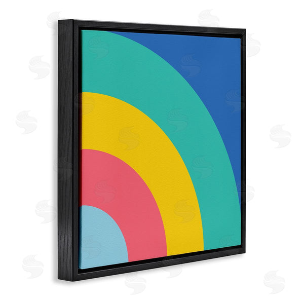 Stupell Industries Seven Trees | Bold Color Blocked Rainbow