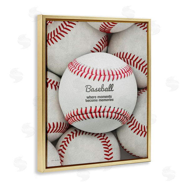 Stupell Industries Seven Trees Design | Baseball Memories Phrase