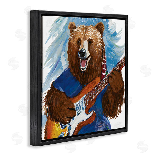 Stupell Industries Seven Trees Design | Bear Playing Guitar