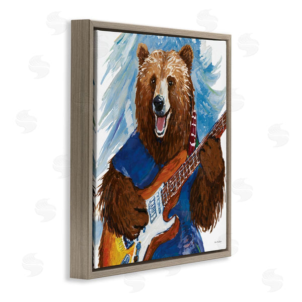 Stupell Industries Seven Trees Design | Bear Playing Guitar