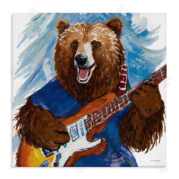 stupell industries Seven Trees Design | Bear Playing Guitar
