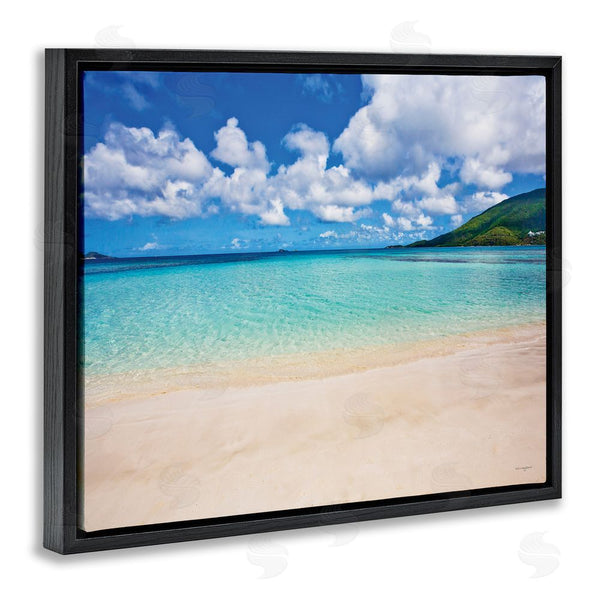Stupell Industries Seven Trees Design | Caribbean Bay Landscape Wall Art