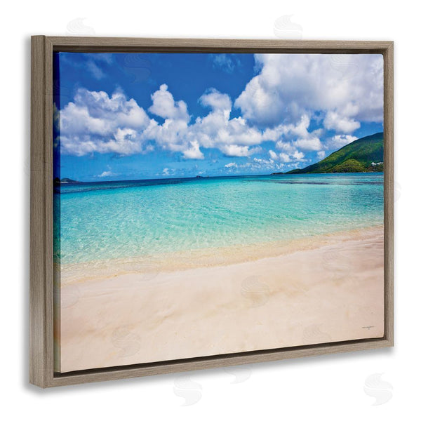 Stupell Industries Seven Trees Design | Caribbean Bay Landscape Wall Art