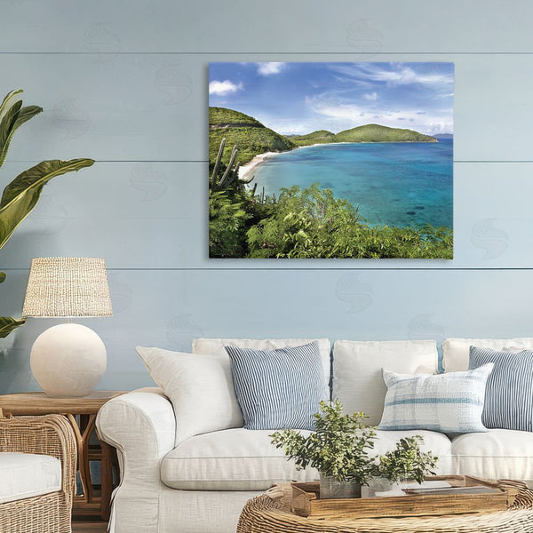 Stupell Industries Seven Trees Design | Caribbean Overlook Landscape Wall Art