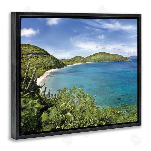 Stupell Industries Seven Trees Design | Caribbean Overlook Landscape Wall Art