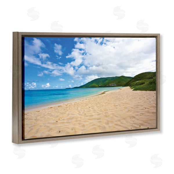 Stupell Industries Seven Trees Design | Coastal Caribbean Beach Wall Art
