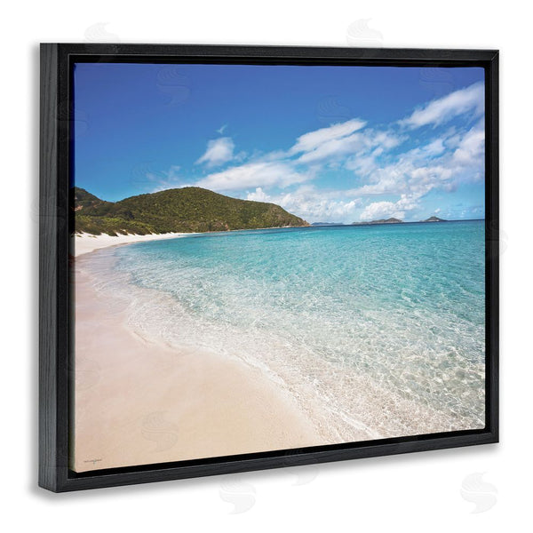 Stupell Industries Seven Trees Design | Coastal Caribbean Shoreline Wall Art