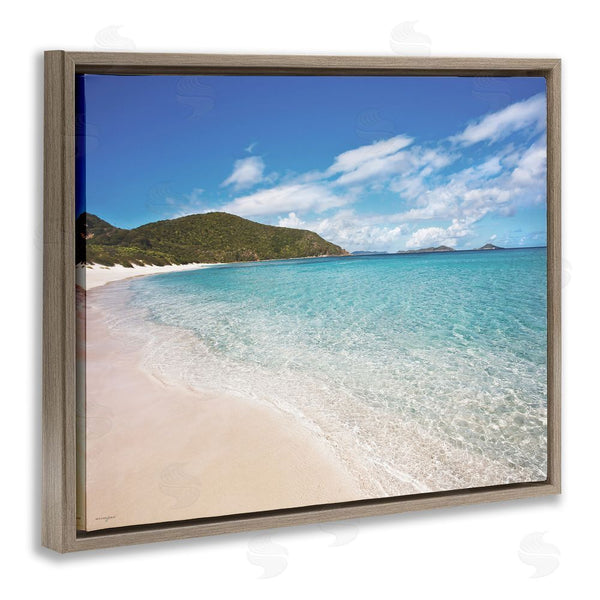 Stupell Industries Seven Trees Design | Coastal Caribbean Shoreline Wall Art